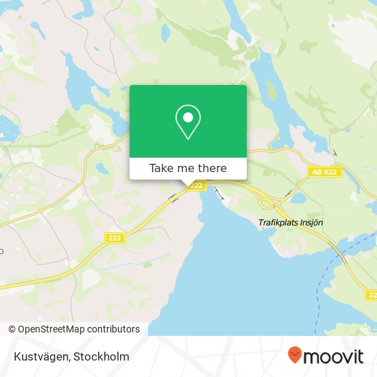 Kustvägen map