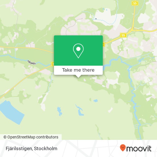 Fjärilsstigen map