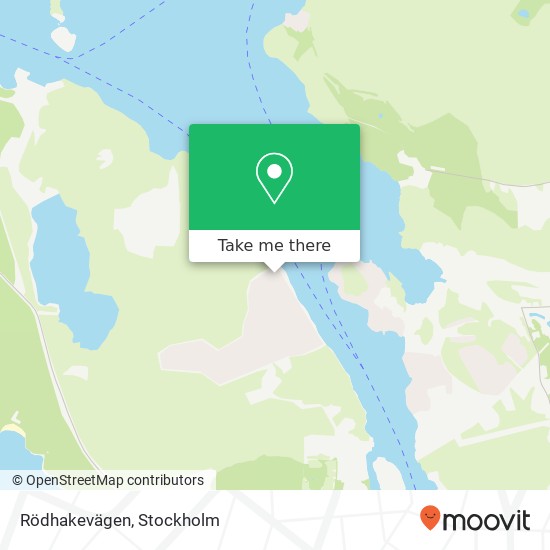 Rödhakevägen map