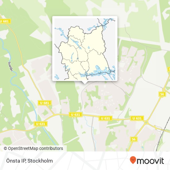 Önsta IP map