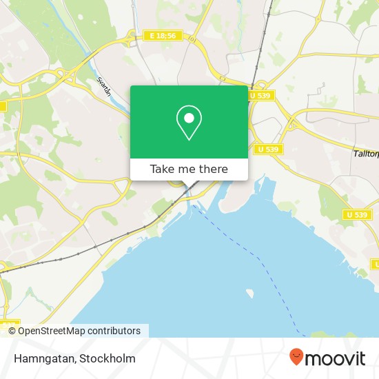 Hamngatan map