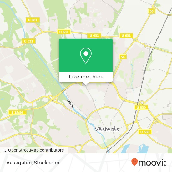 Vasagatan map