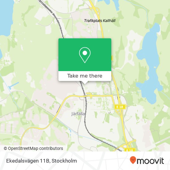 Ekedalsvägen 11B map