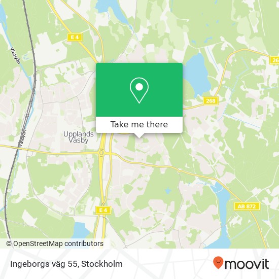 Ingeborgs väg 55 map
