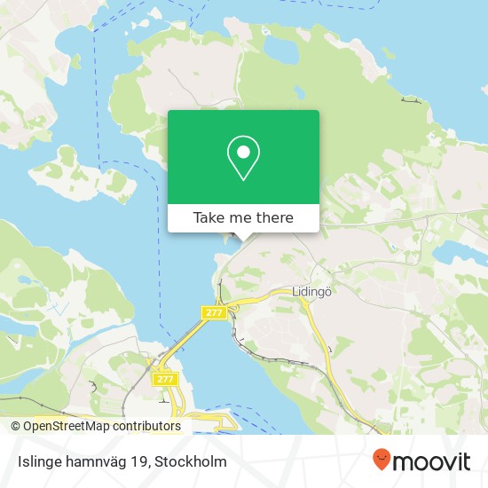 Islinge hamnväg 19 map