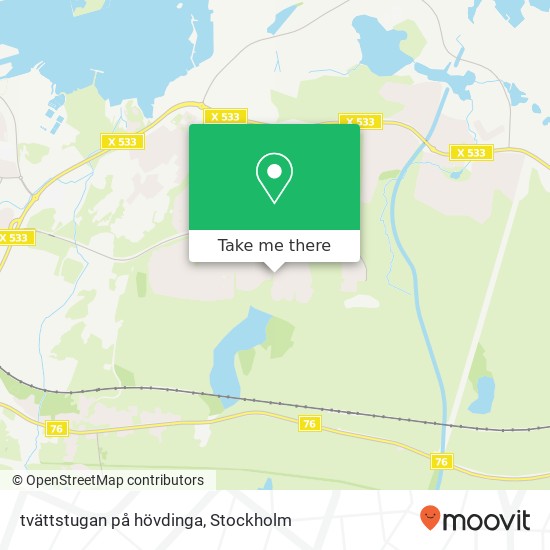 tvättstugan på hövdinga map