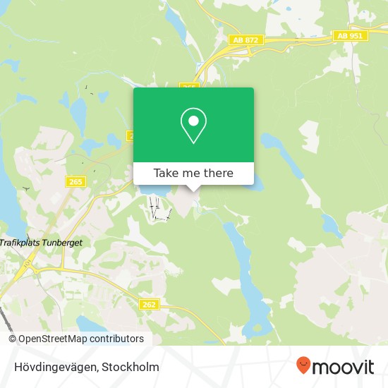 Hövdingevägen map