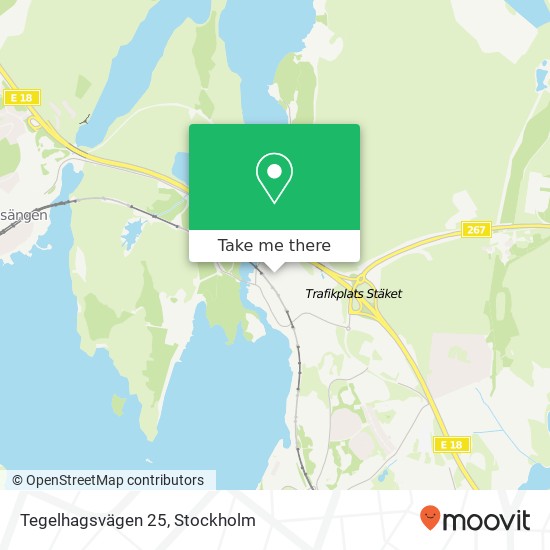 Tegelhagsvägen 25 map