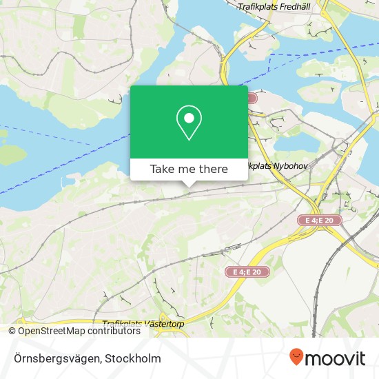 Örnsbergsvägen map