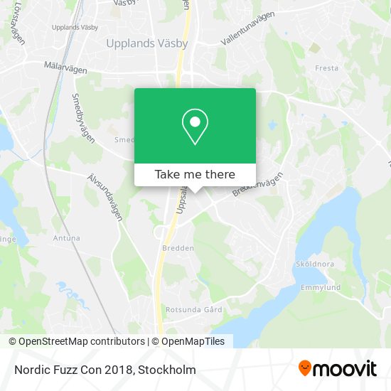 Nordic Fuzz Con 2018 map
