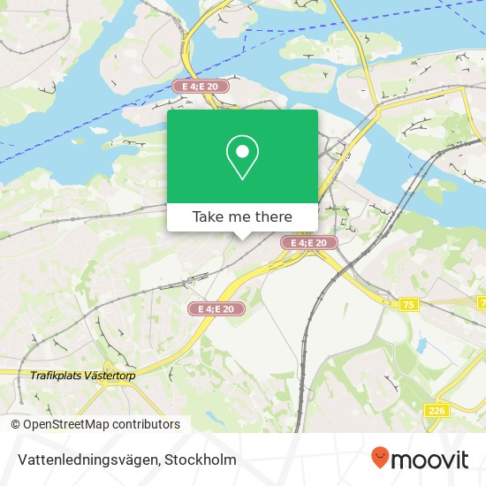 Vattenledningsvägen map