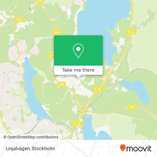 Linjalvägen map