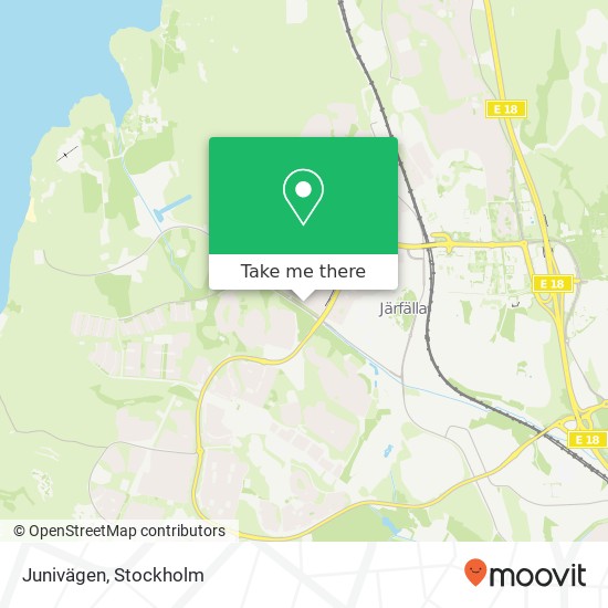 Junivägen map