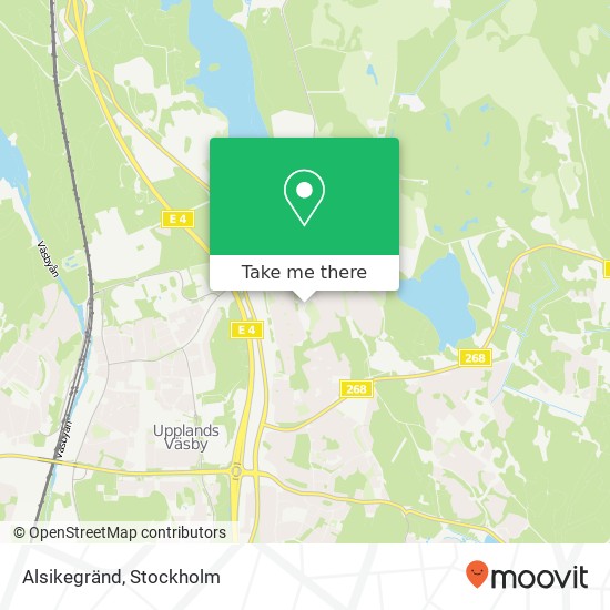 Alsikegränd map