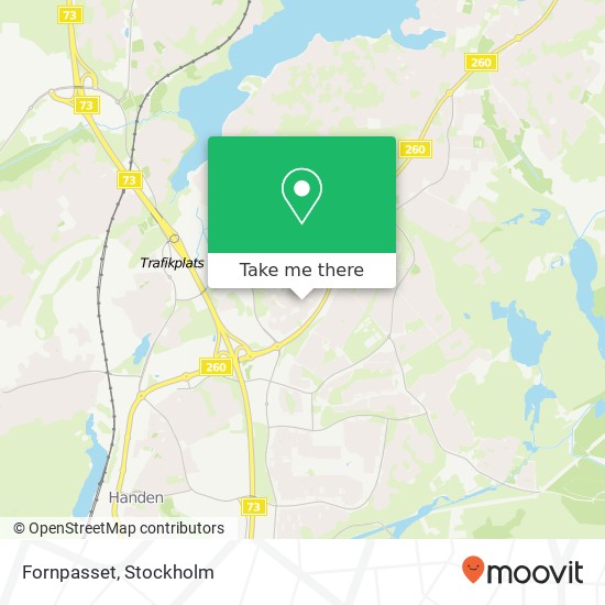 Fornpasset map