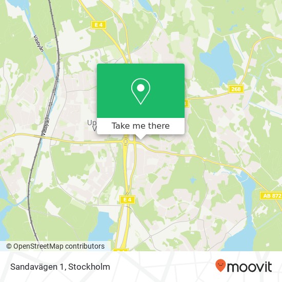 Sandavägen 1 map