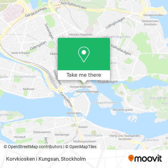 Korvkiosken i Kungsan map