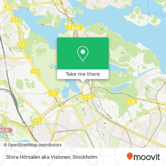 Stora Hörsalen aka Visionen map