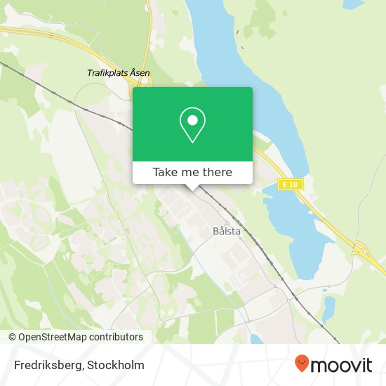 Fredriksberg map