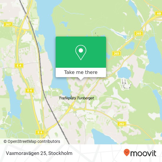 Vaxmoravägen 25 map