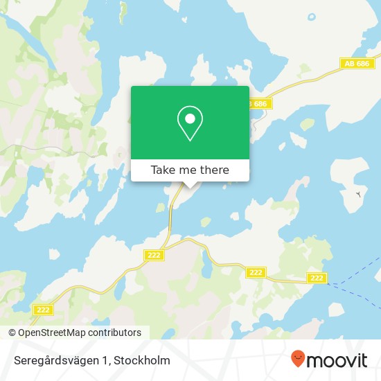 Seregårdsvägen 1 map