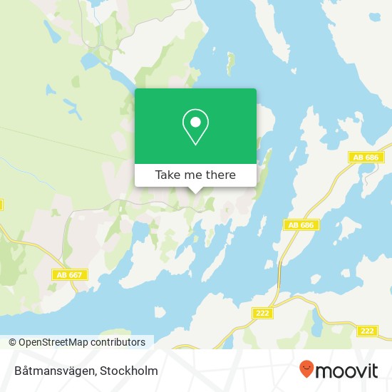 Båtmansvägen map