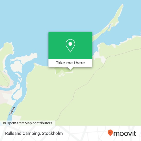 Rullsand Camping map