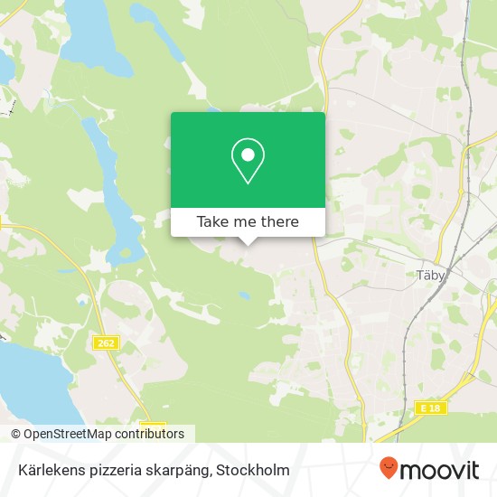 Kärlekens pizzeria skarpäng map