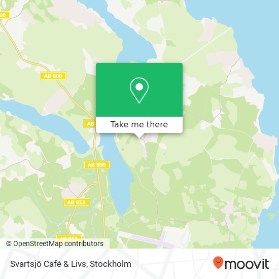 Svartsjö Café & Livs map