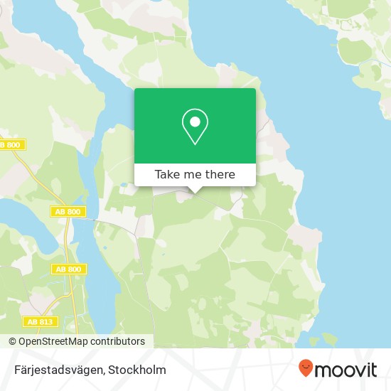 Färjestadsvägen map