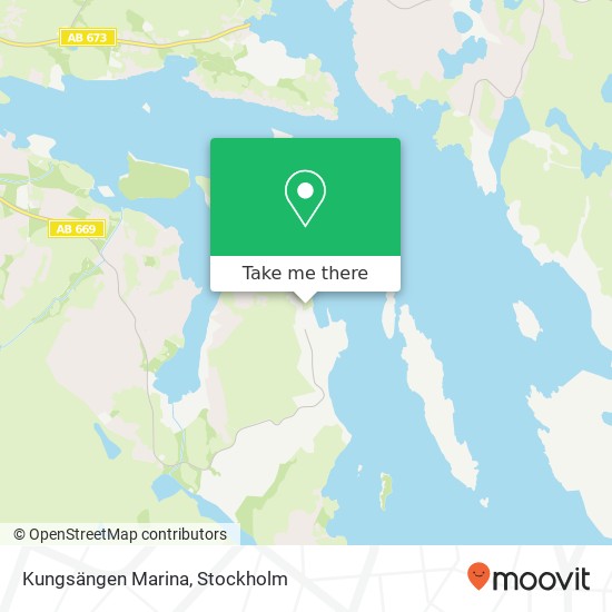 Kungsängen Marina map