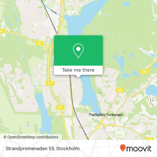 Strandpromenaden 55 map