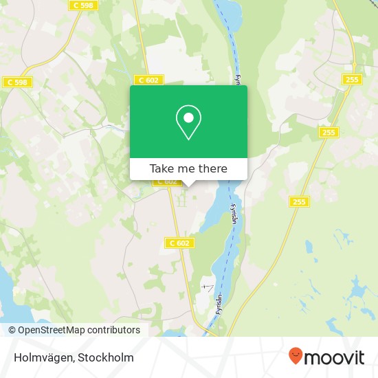 Holmvägen map