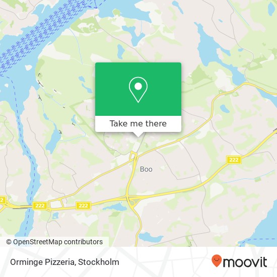 Orminge Pizzeria map