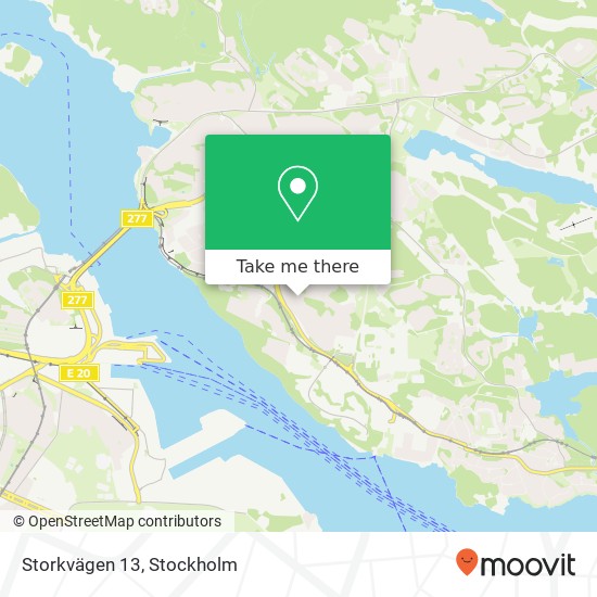 Storkvägen 13 map