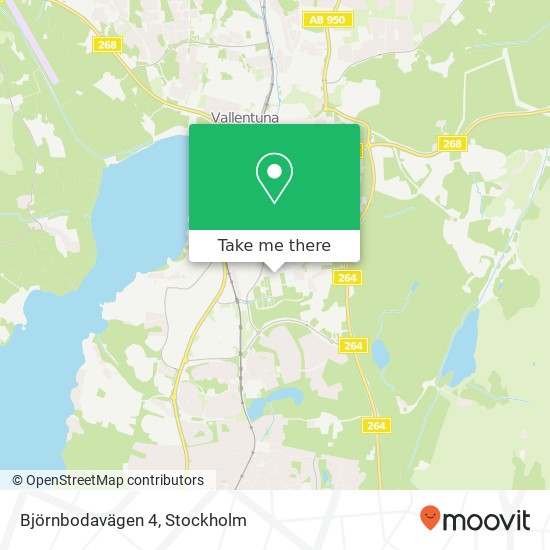 Björnbodavägen 4 map