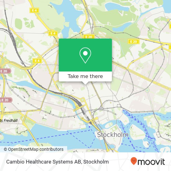 Cambio Healthcare Systems AB map