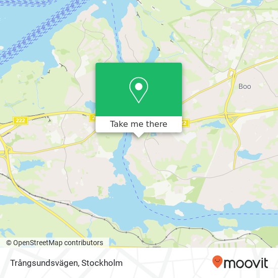 Trångsundsvägen map