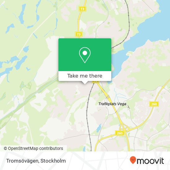 Tromsövägen map