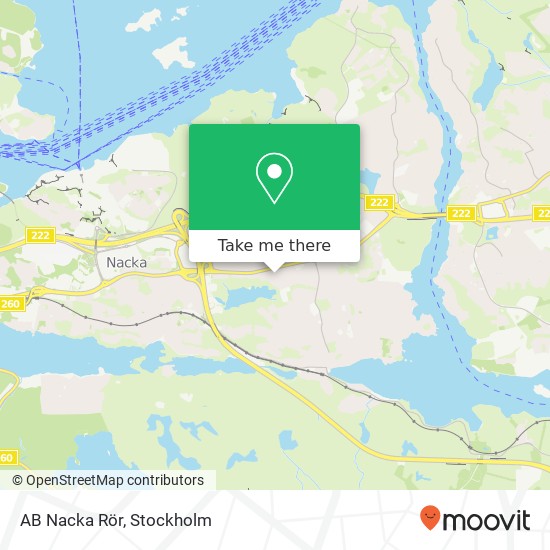 AB Nacka Rör map