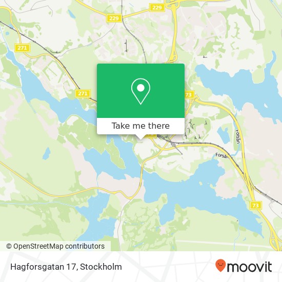 Hagforsgatan 17 map