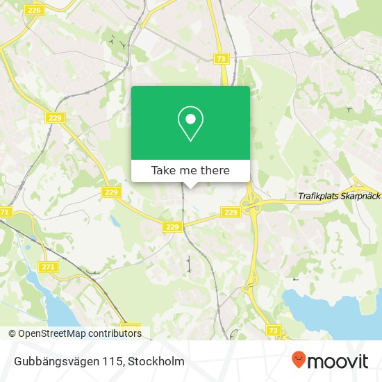 Gubbängsvägen 115 map