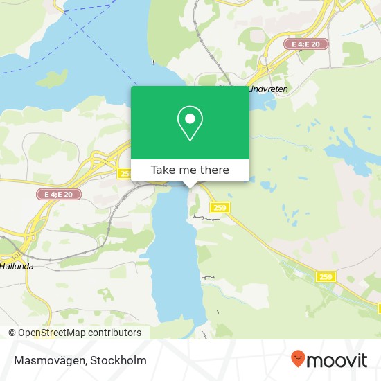 Masmovägen map