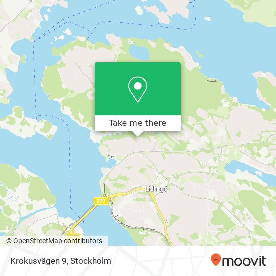 Krokusvägen 9 map