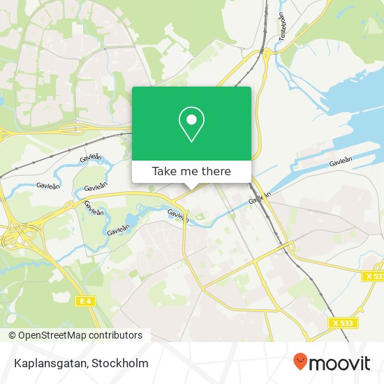 Kaplansgatan map