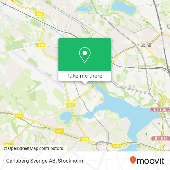 Carlsberg Sverige AB map