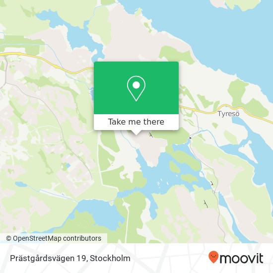 Prästgårdsvägen 19 map