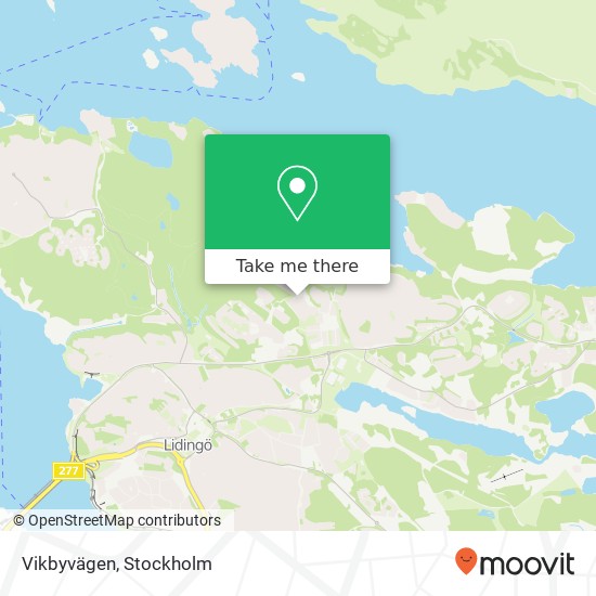 Vikbyvägen map