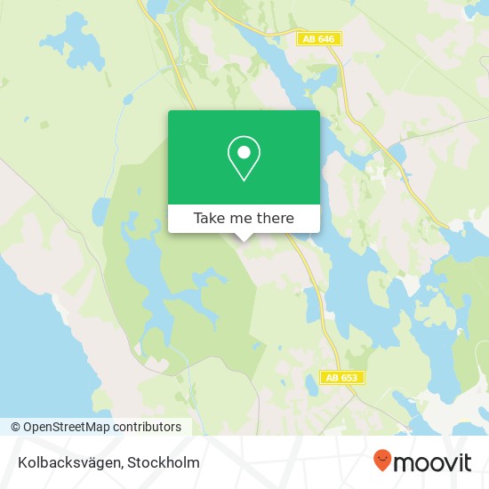 Kolbacksvägen map