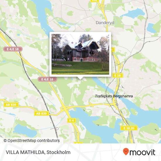 VILLA MATHILDA map